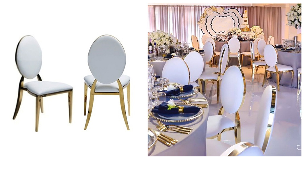 gold chairs